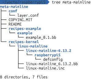 meta-mainline layer for booting Raspberry Pi 5 with mainline Linux