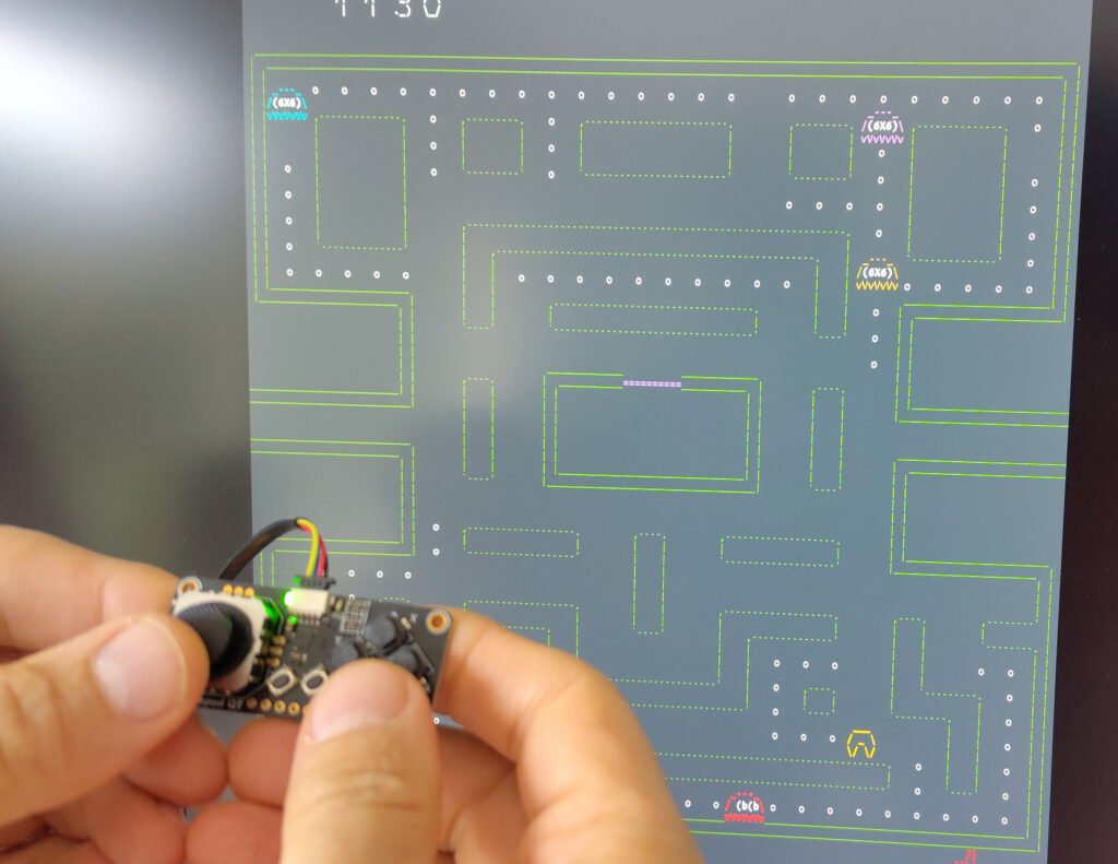 Creating a recipe for an old ASCII game - Modifying it to support I2C joystick control.