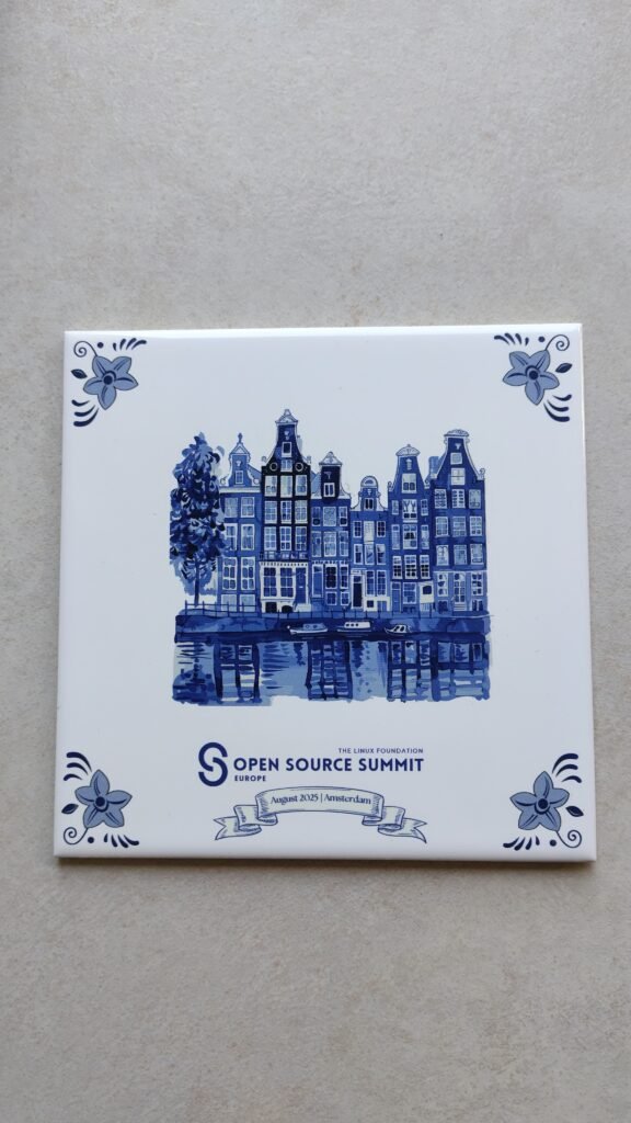 OSS Europe Amsterdam Speaker Gift Slate