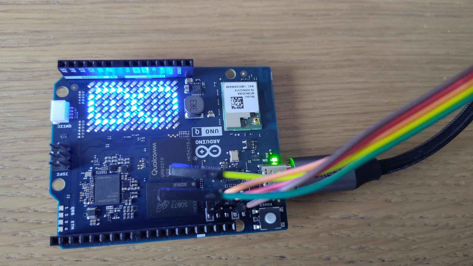 Mainline Linux 7.0 running on Arduino Q